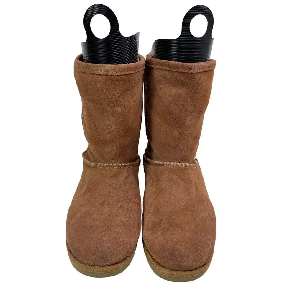 Xhilaration Chestnut Women's Suede Winter Boots Size 10